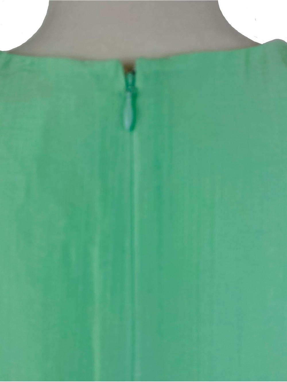 COS Women's Green Sleeveless Drape Knot Top Zip Back Usha Doshi Collab Size 14 - Picture 3 of 9